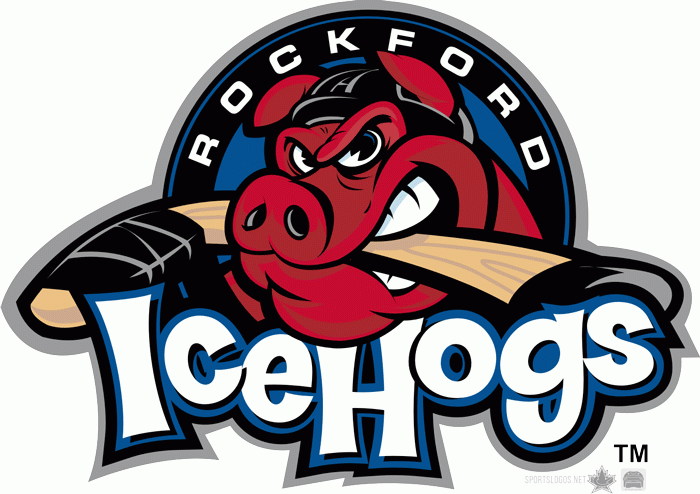 Rockford IceHogs 2007 08-Pres Primary Logo vinyl decal